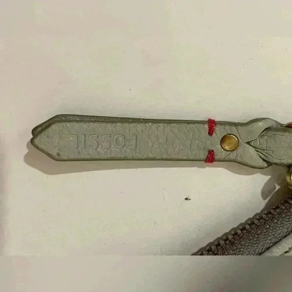 Fossil Multi Color Leather Cell Phone Wristlet Case Clutch Wallet Change Purse. - Picture 3 of 7